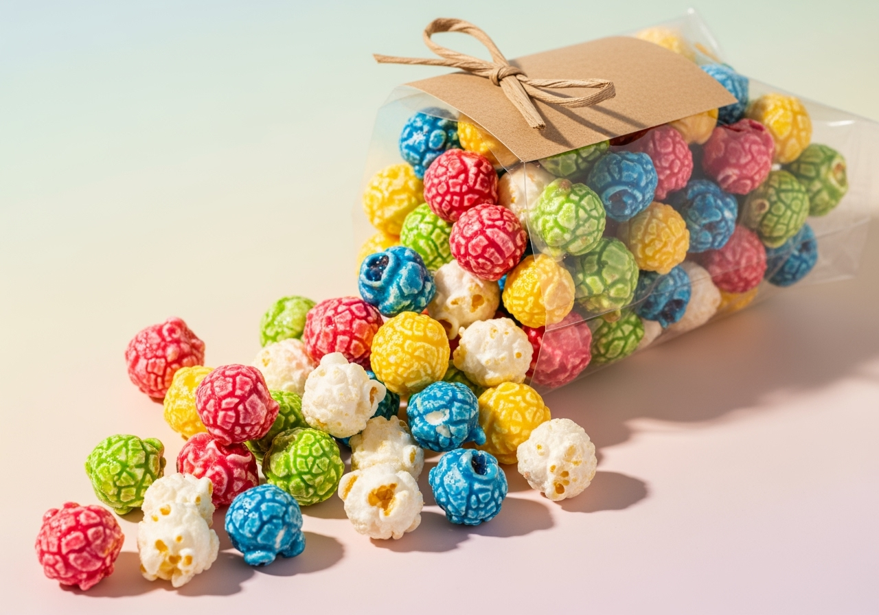 Popcorn colorés