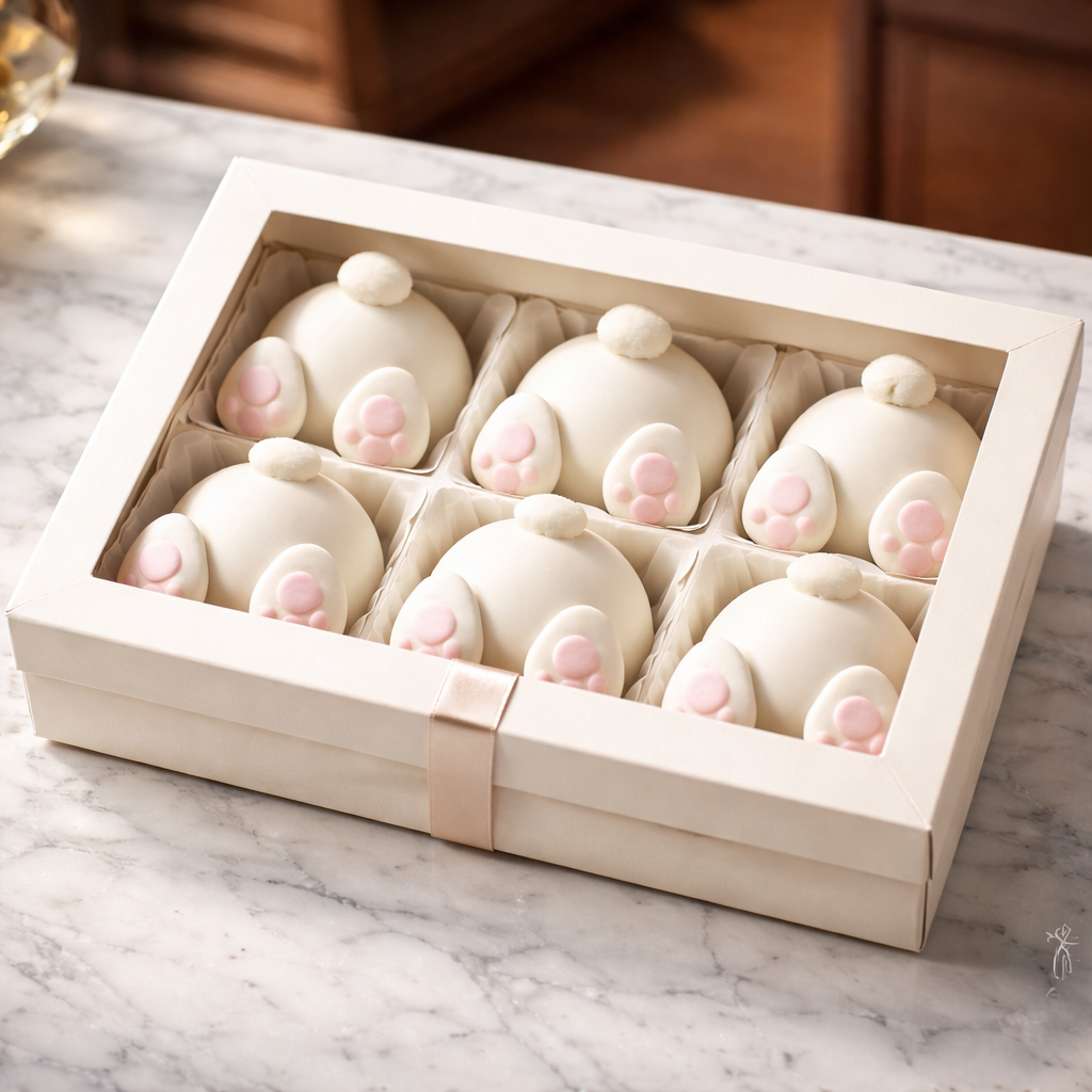 Cake pop lapin -boîte de 6