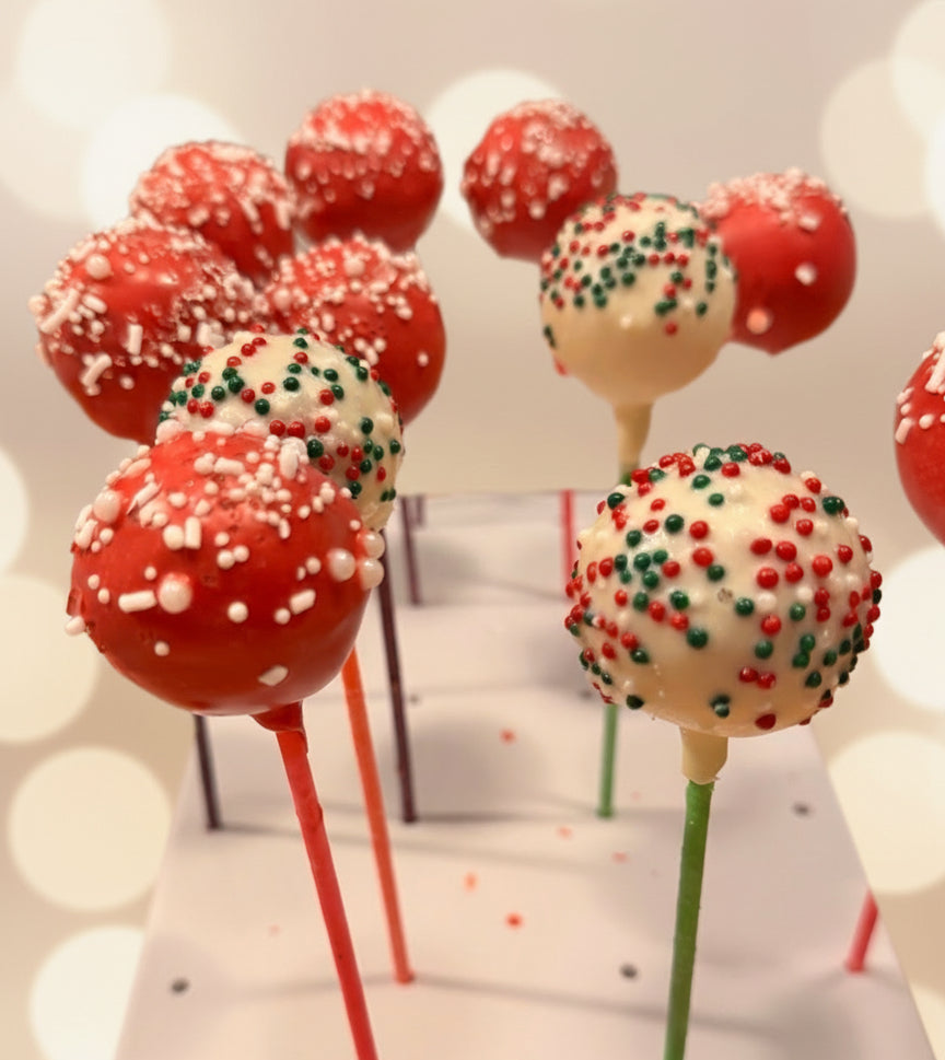 Cake pop de noël