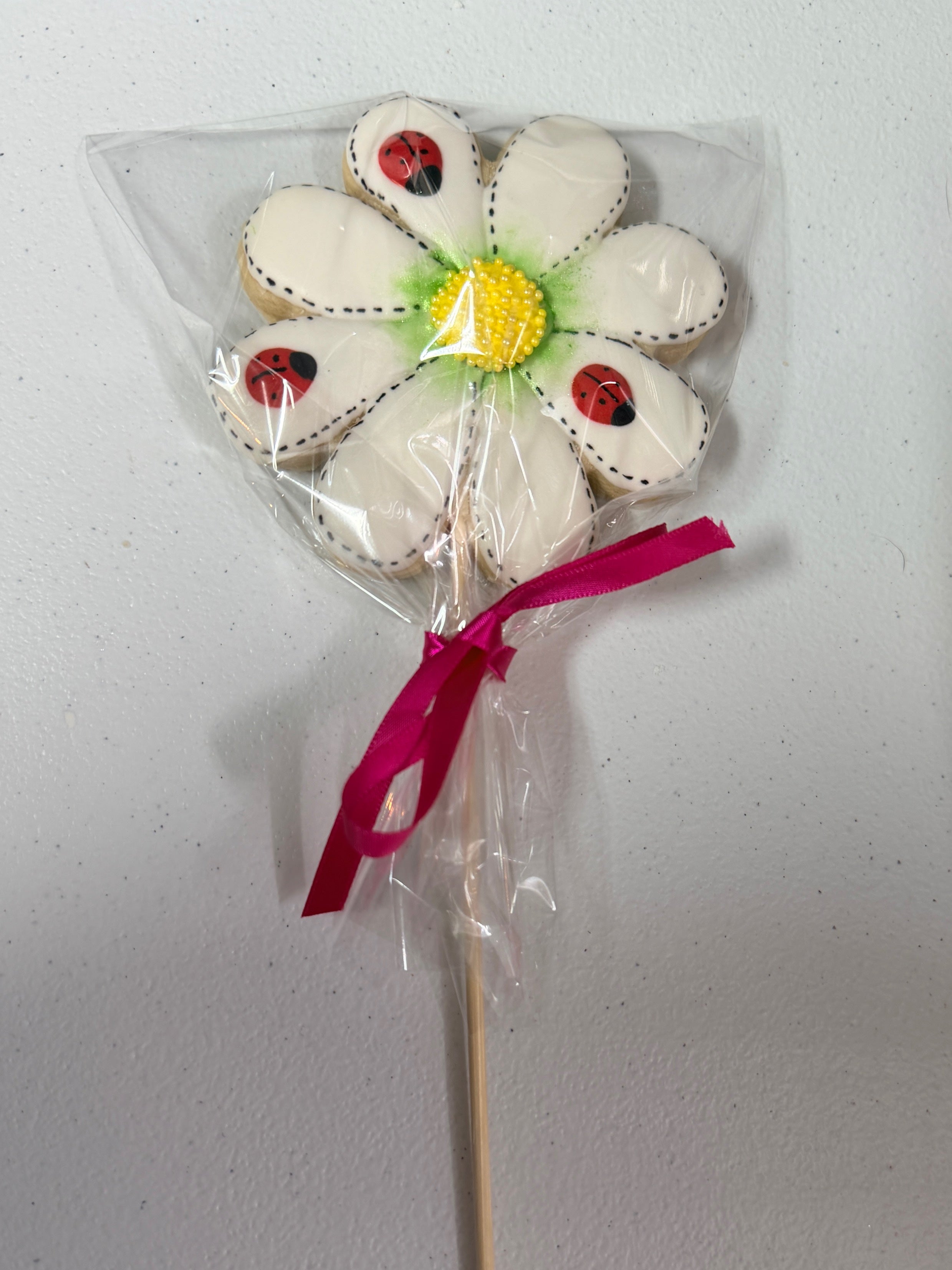 Fleur grand format sur baton