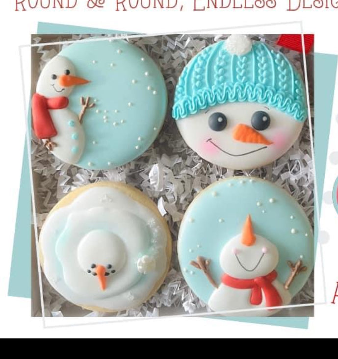 Biscuits décorés à votre choix (moyen) 2,5’’ à 3,5’’