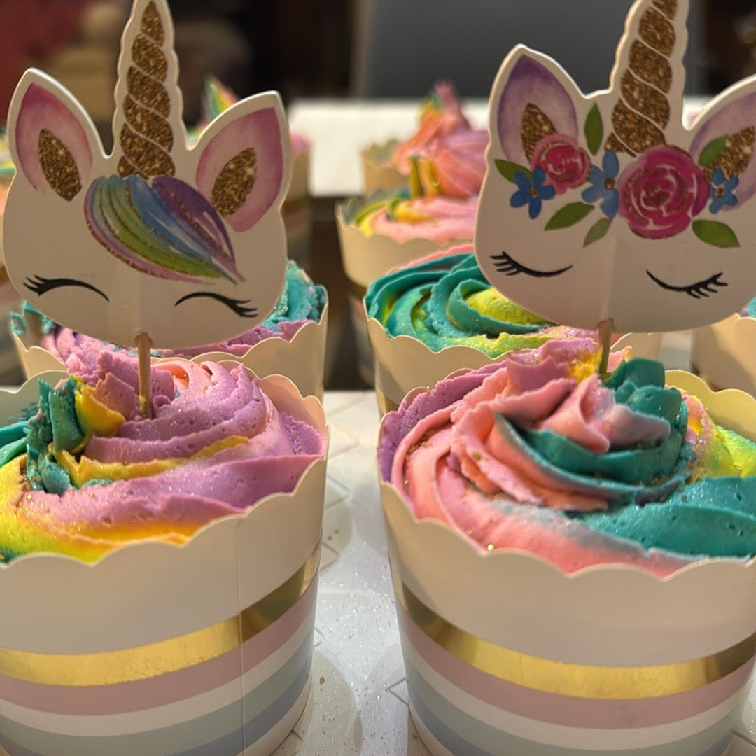 Ornement décoratif cupcake Licorne